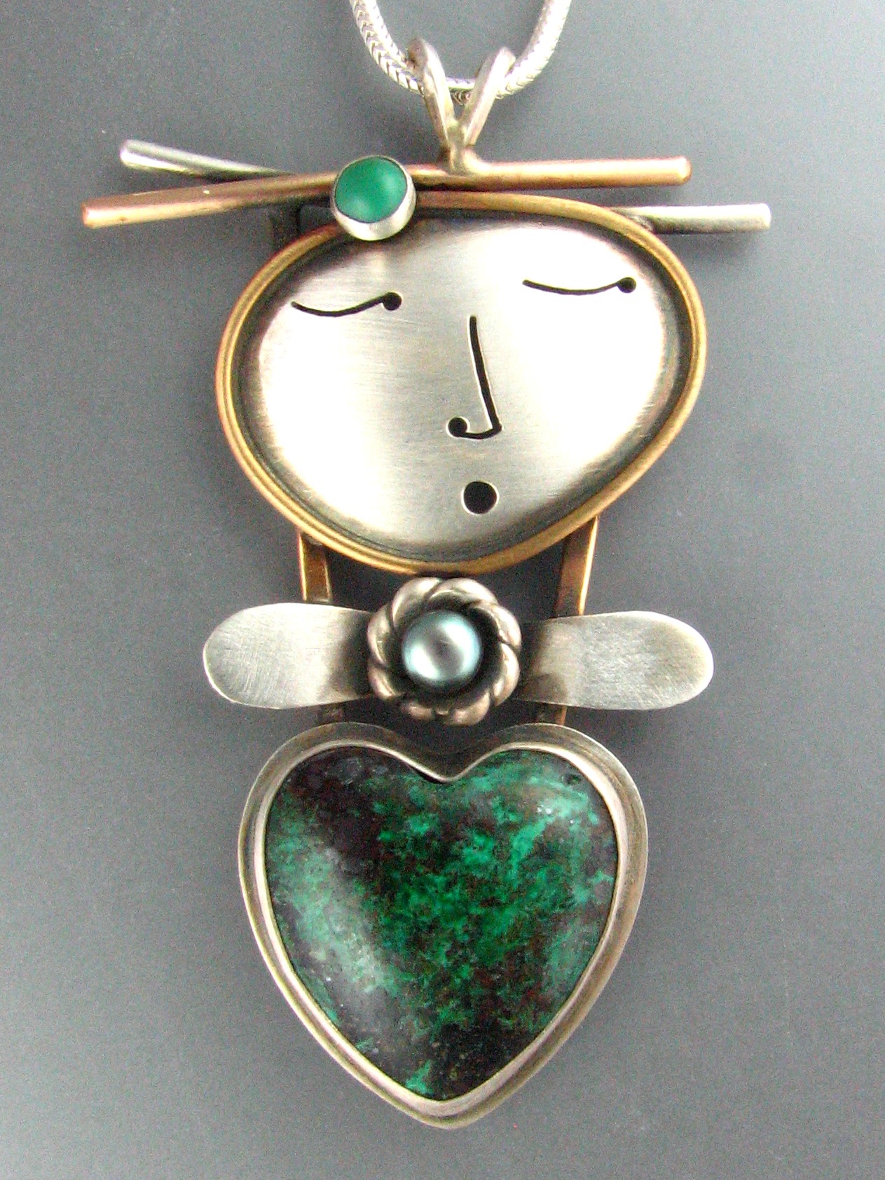 SS 110-8 Pendant with Elait stone