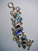KB 129-8 Katie Brassell Opal Link Bracelet
