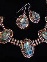 MC408-7 Redskin Turquoise Necklace