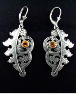 Scroll Leaf Earrings