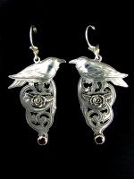 KC101-10 Kit Carson Raven Earrings