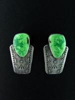 TGH109-9 Gaspeite Earrings