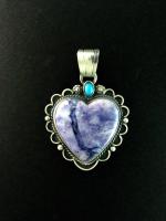 GF101-10 Purple Heart Pendant