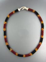 JP109-9 Julio Pagliani Coral Snake Necklace