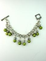 RM207-10 Pearl Charm Bracelet